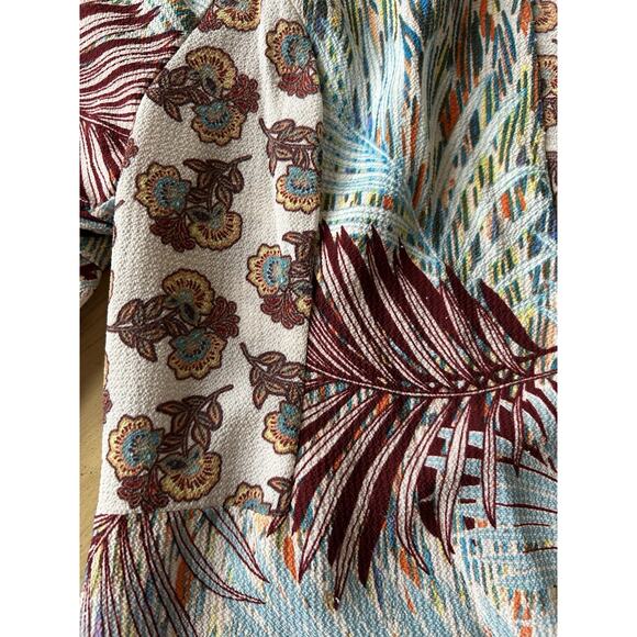 Anthropologie BOHO Peasant Coverup XL Tunic Lightweight Beach Resort Blouse Top - Picture 9 of 12